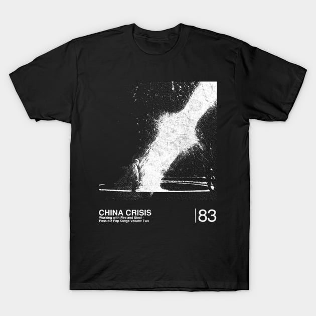 China Crisis / Minimalist Graphic Design Fan Artwork T-Shirt by saudade